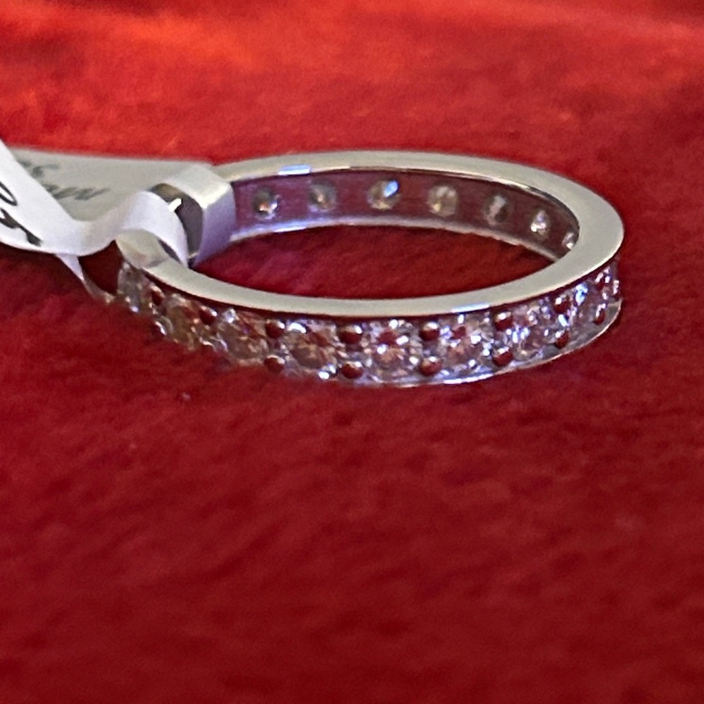 Luxury Moissanite Diamond‎ eternity band UNISEX Ring size 9.5